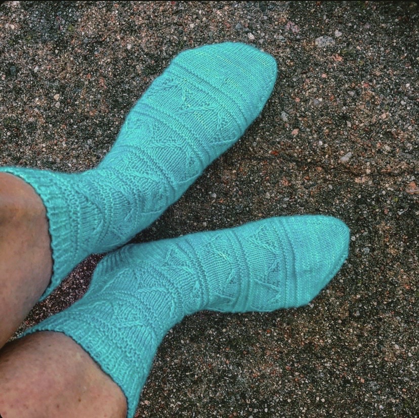 Annas strikkede sokker