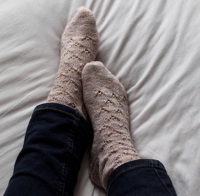 Knit By Trine P sokker