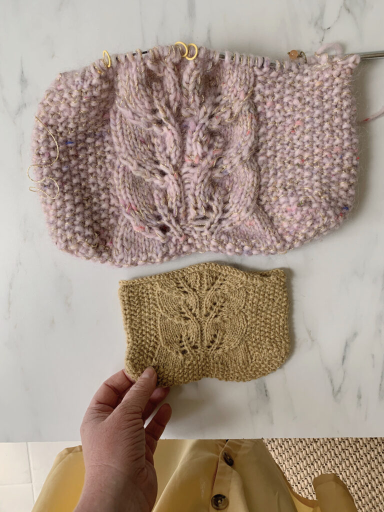 2 knitted bag of spring