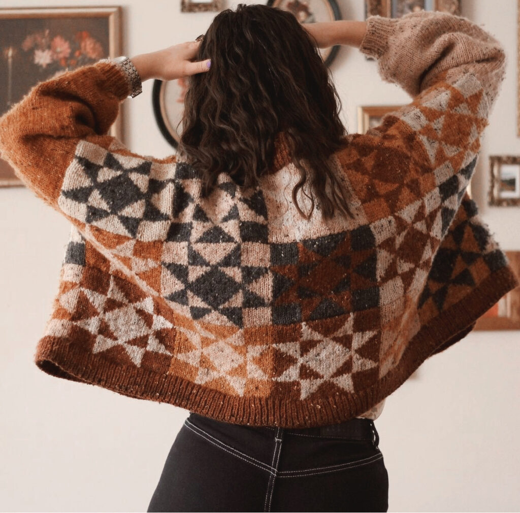 heirloom quilt cardigan af Katryn Seeburger